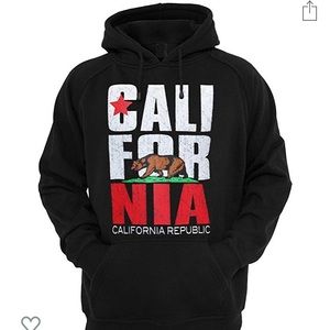 California hooded sweatshirt